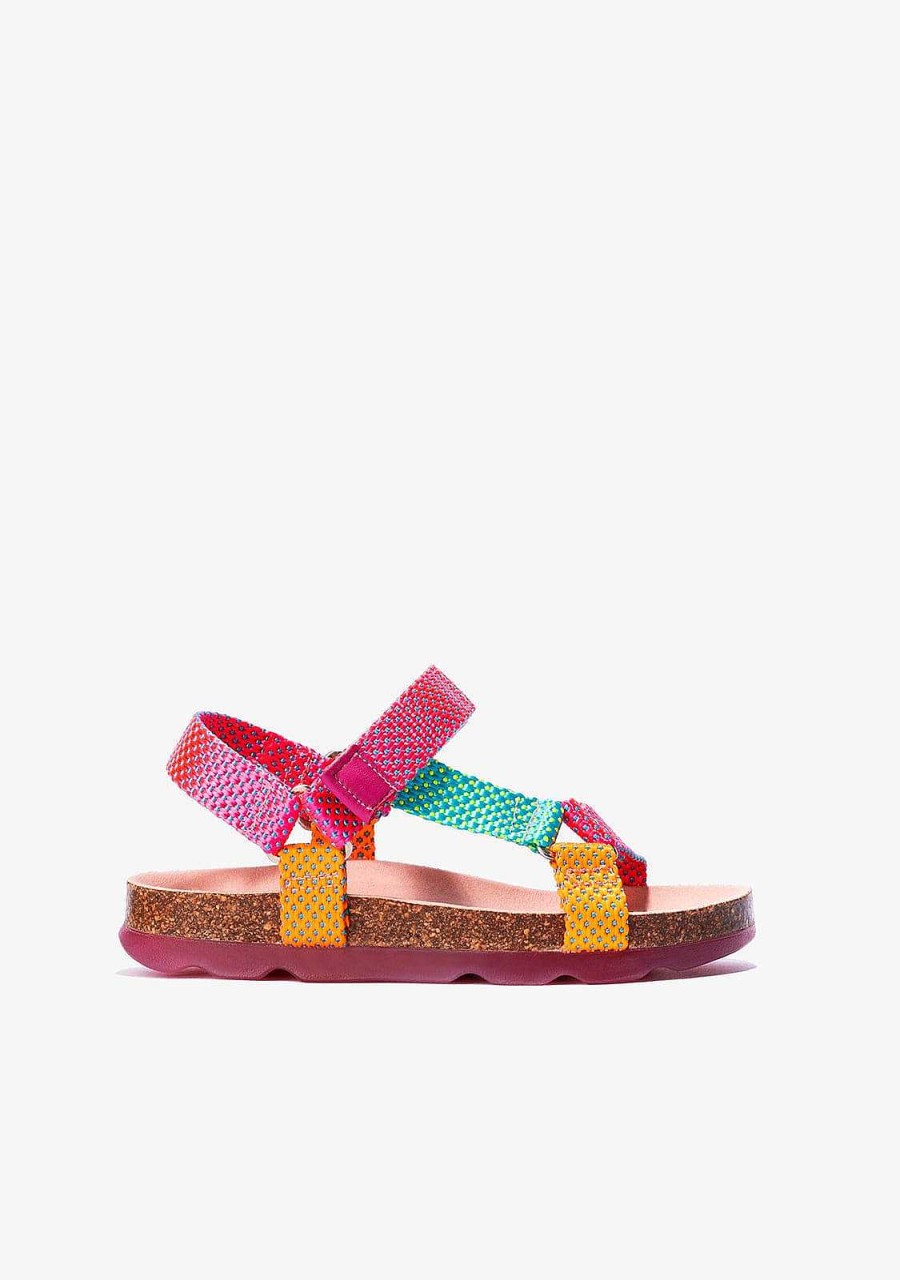 Clearance Sandalias Bio Multicor De Menina P&B Sapatos De Menina