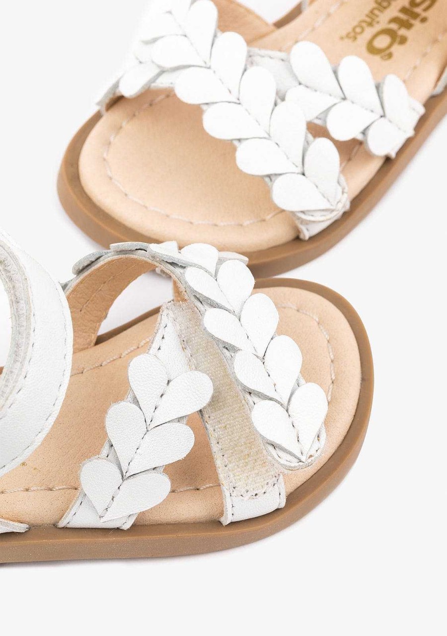 Online Sandalias Brancas Para Bebe Napa Sandalias