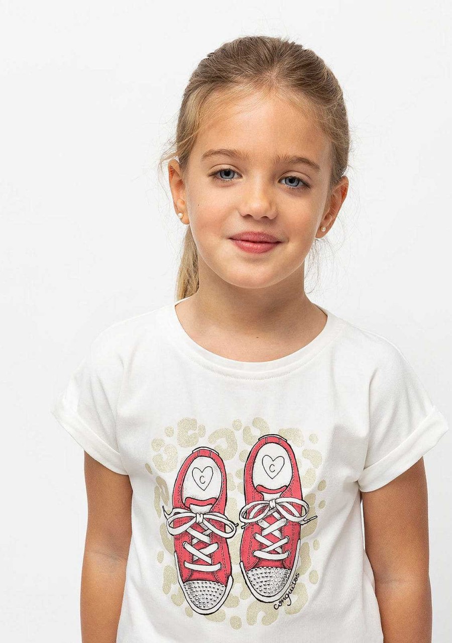 Online T-Shirt Conguitos "Tenis" Menina Camisetas