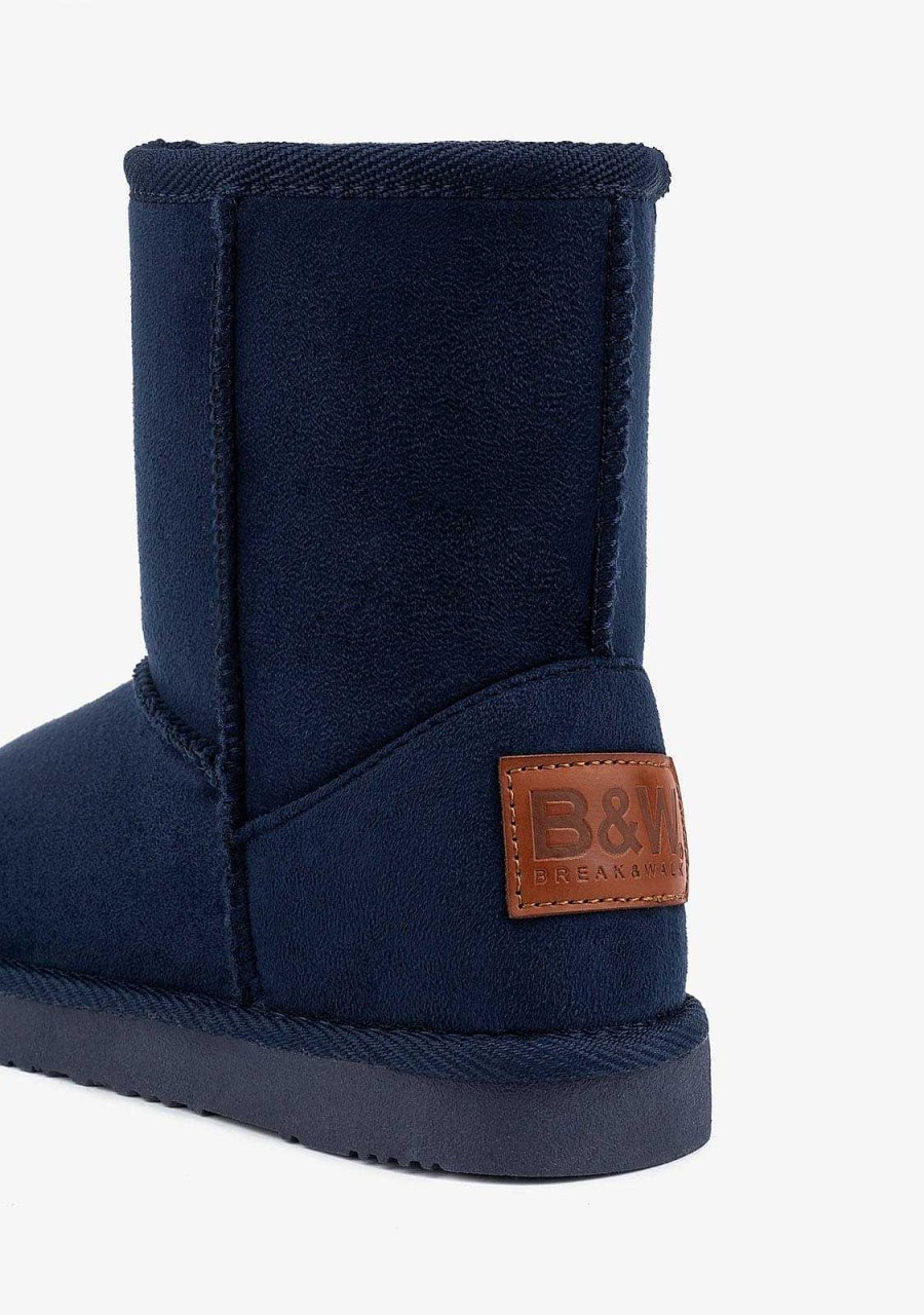 Clearance Botas Australianas Basicas Marinha Repelente De Agua P&B Botas Australianas