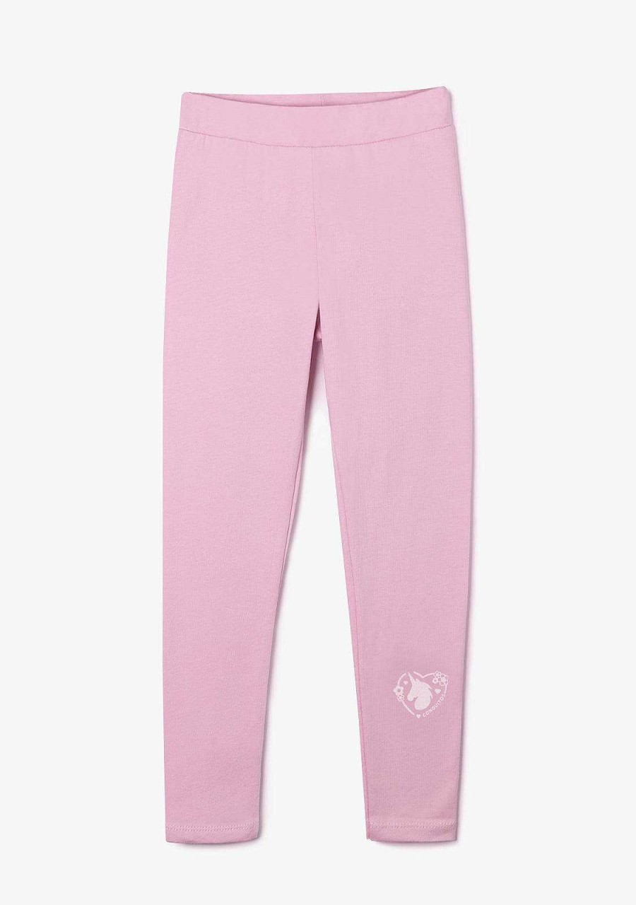 Clearance Leggings Unicornio Rosa Menina Roupas De Menina