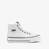 Clearance Tenis Unis Com Logotipo Branco Hi-Top Napa B&W Tenis Casuais