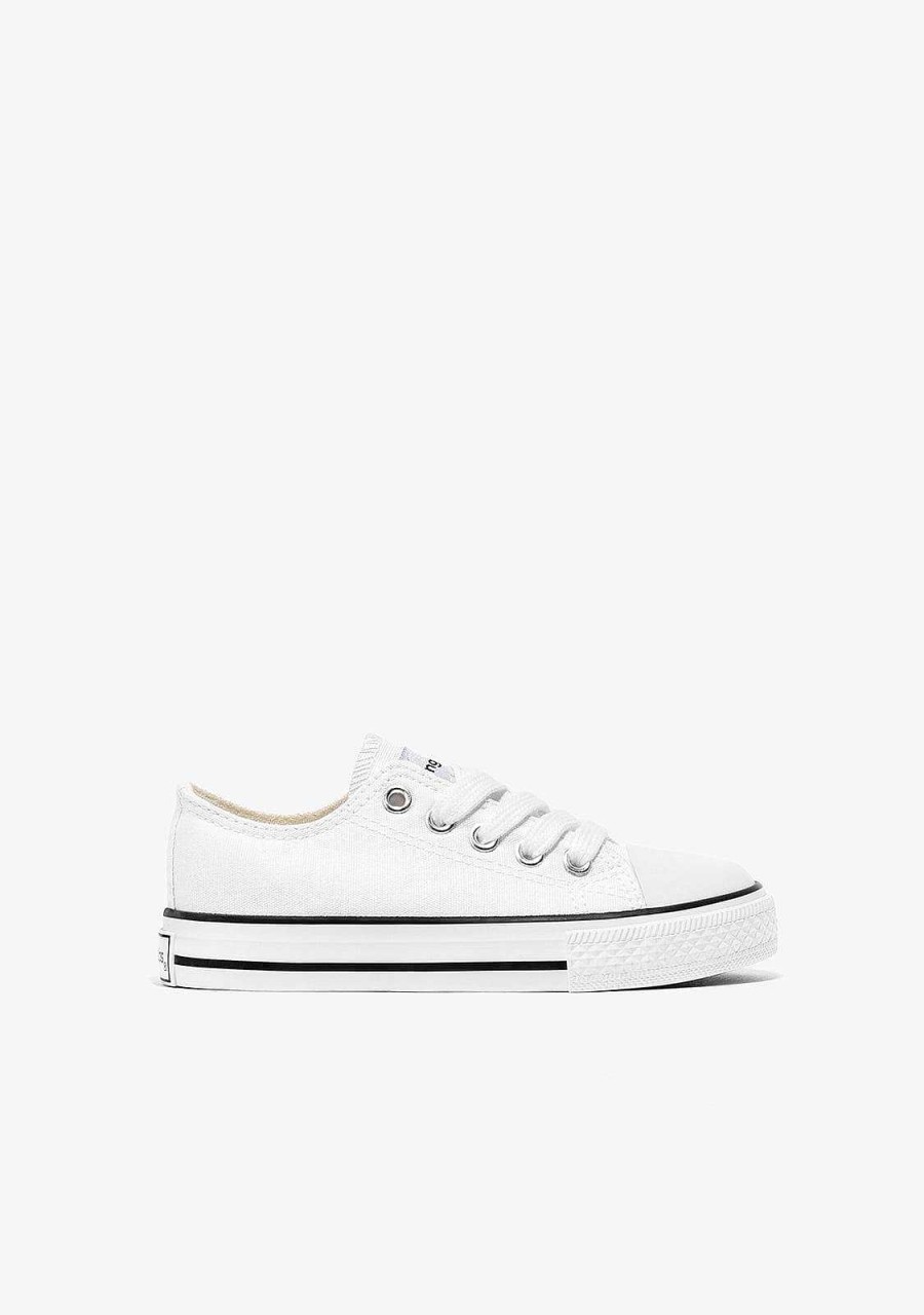 New Tenis De Lona Classico Branco Tenis Casuais