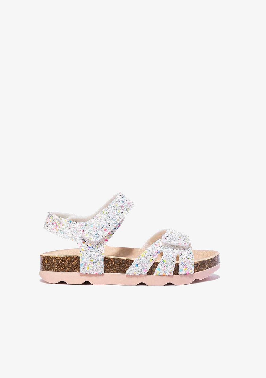 Wholesale Sandalias Bio Glitter Multicor De Menina Sapatos De Menina