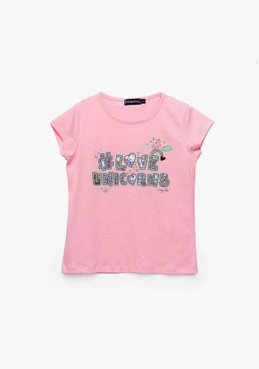 Best Camiseta Unicornios Rosa Amor Para Menina Camisetas