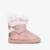 New Botas Australianas De Menina Em Strass Rosa P&B Botas