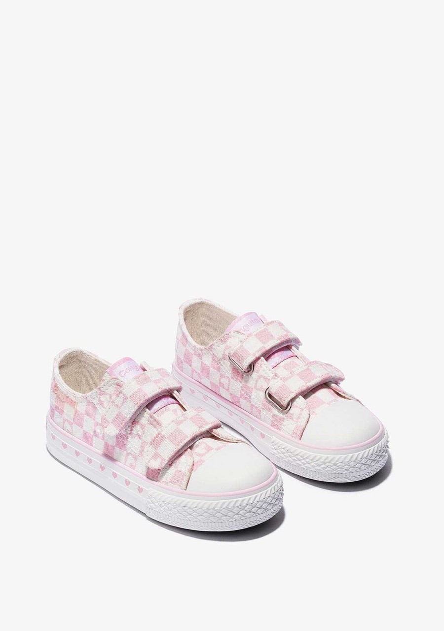 Wholesale Lona De Tenis Feminino Com Quadrados Rosa Tenis Casuais