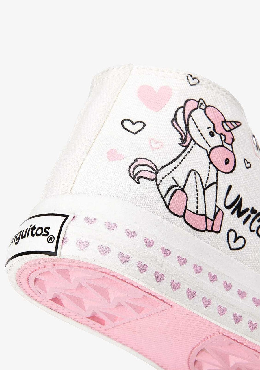 Best Tenis Feminino Cano Alto Com Estampa De Unicornio Tenis Casuais