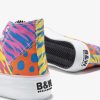 Hot Tenis Hi-Top Multicolor Patchwork P&B Sapatos De Menina