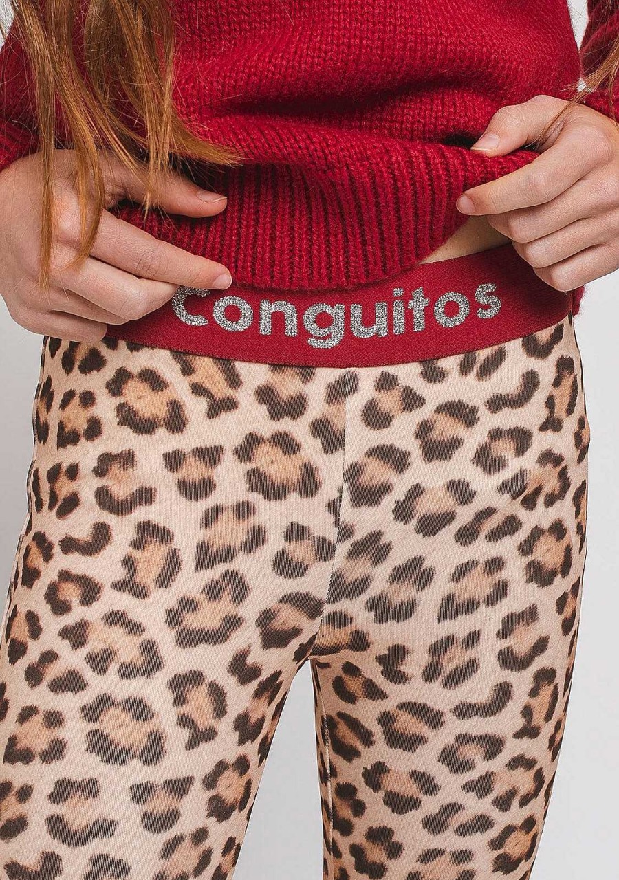 Online Leggings De Neoprene Leopardo Para Menina Calcas E Leggings