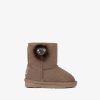 Hot Botas Australianas Para Bebe Com Lantejoulas E Coracao Taupe Botas Australianas