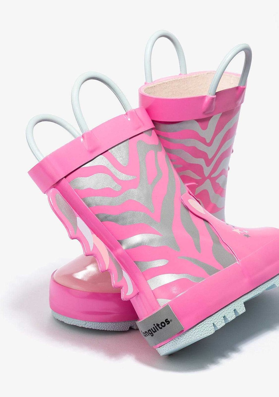 Clearance Borracha Para Botas De Chuva Unicornio Rosa Botas De Chuva