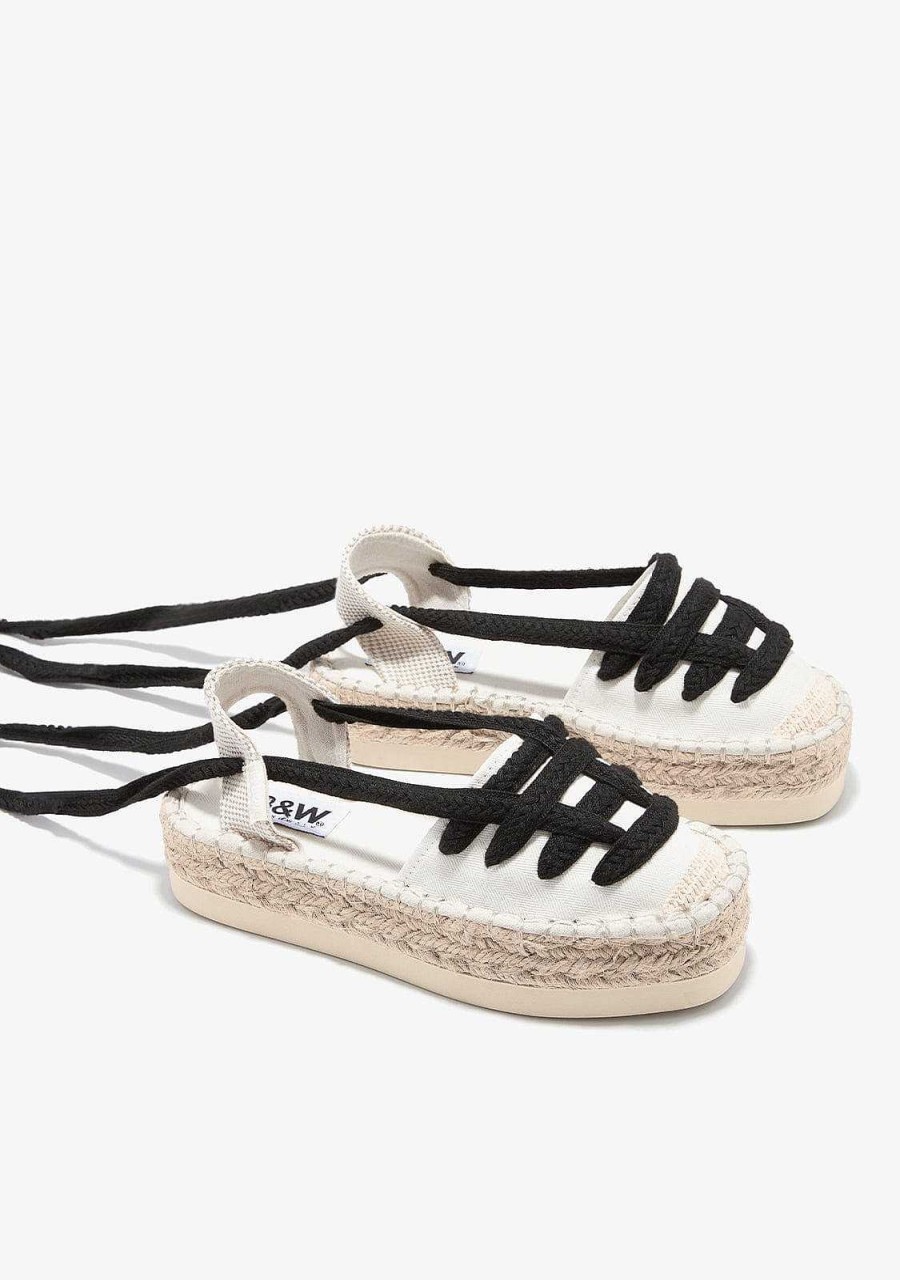 Clearance Alpercatas Off White Alpercatas B&W Sapatos De Menina