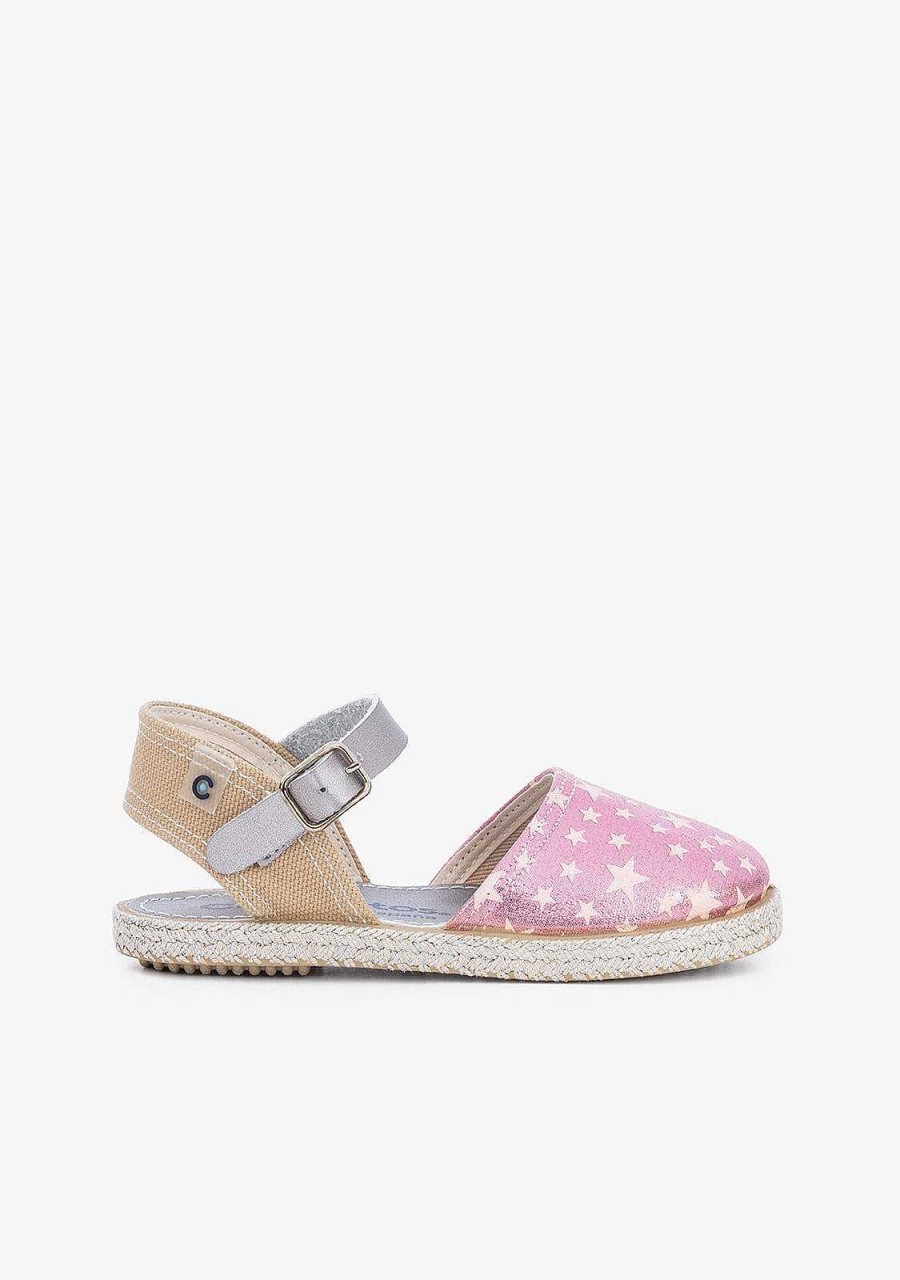 New Alpercatas Star Pink Glow De Menina Alpercatas