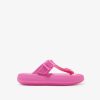 Hot Slides Com Fivela Fucsia Sapatos De Menina