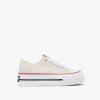 Best Tenis De Lona Com Plataforma Off White Preto E Branco Tenis Casuais