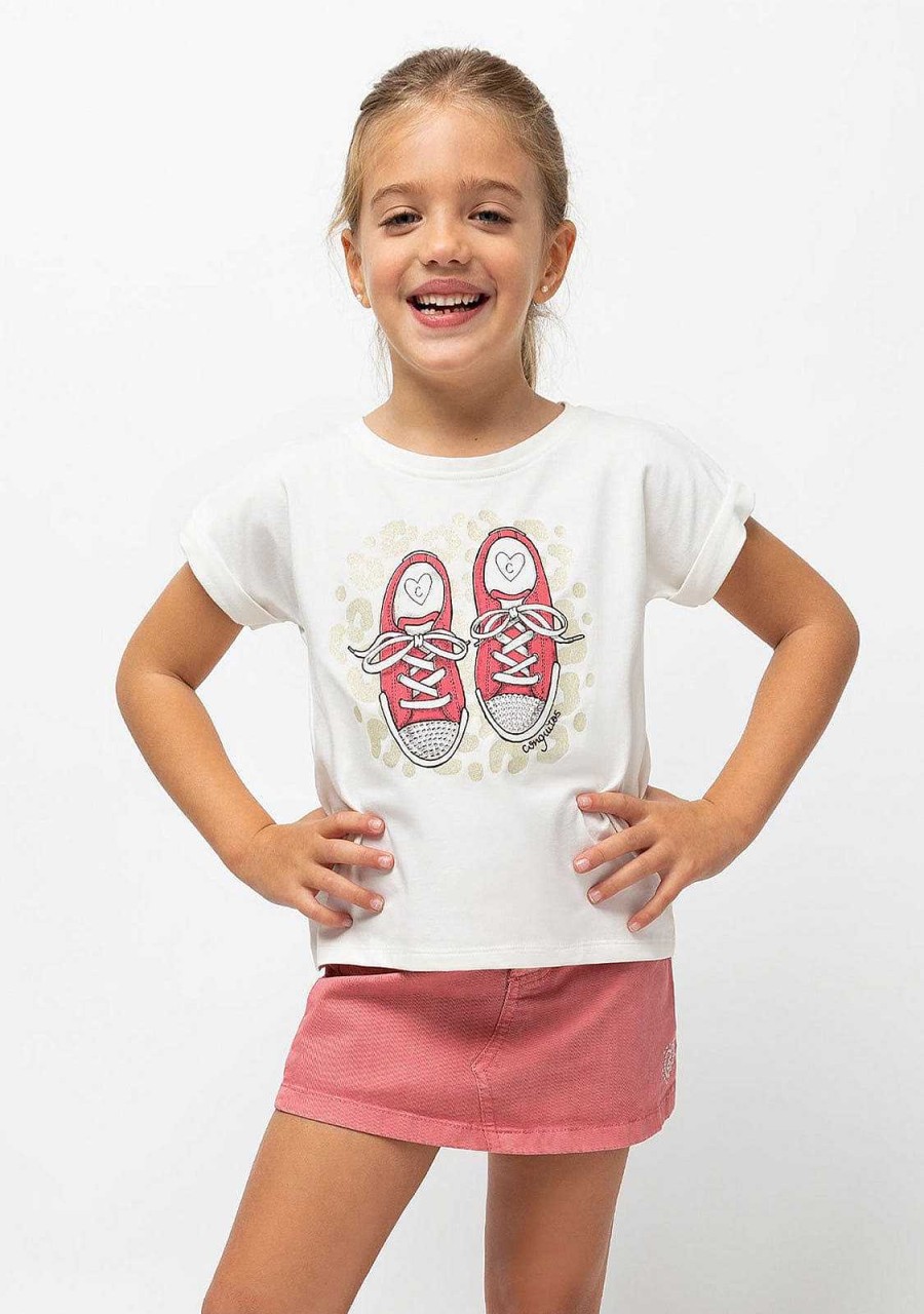 Online T-Shirt Conguitos "Tenis" Menina Camisetas