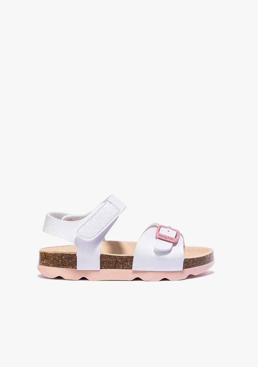 Best Sandalias Bio Brancas De Menina Sandalias