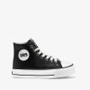 Online Tenis Unis Preto Com Logo Hi-Top Napa B&W Tenis Casuais