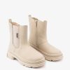 Wholesale Botins Chelsea Bege De Menina Botas