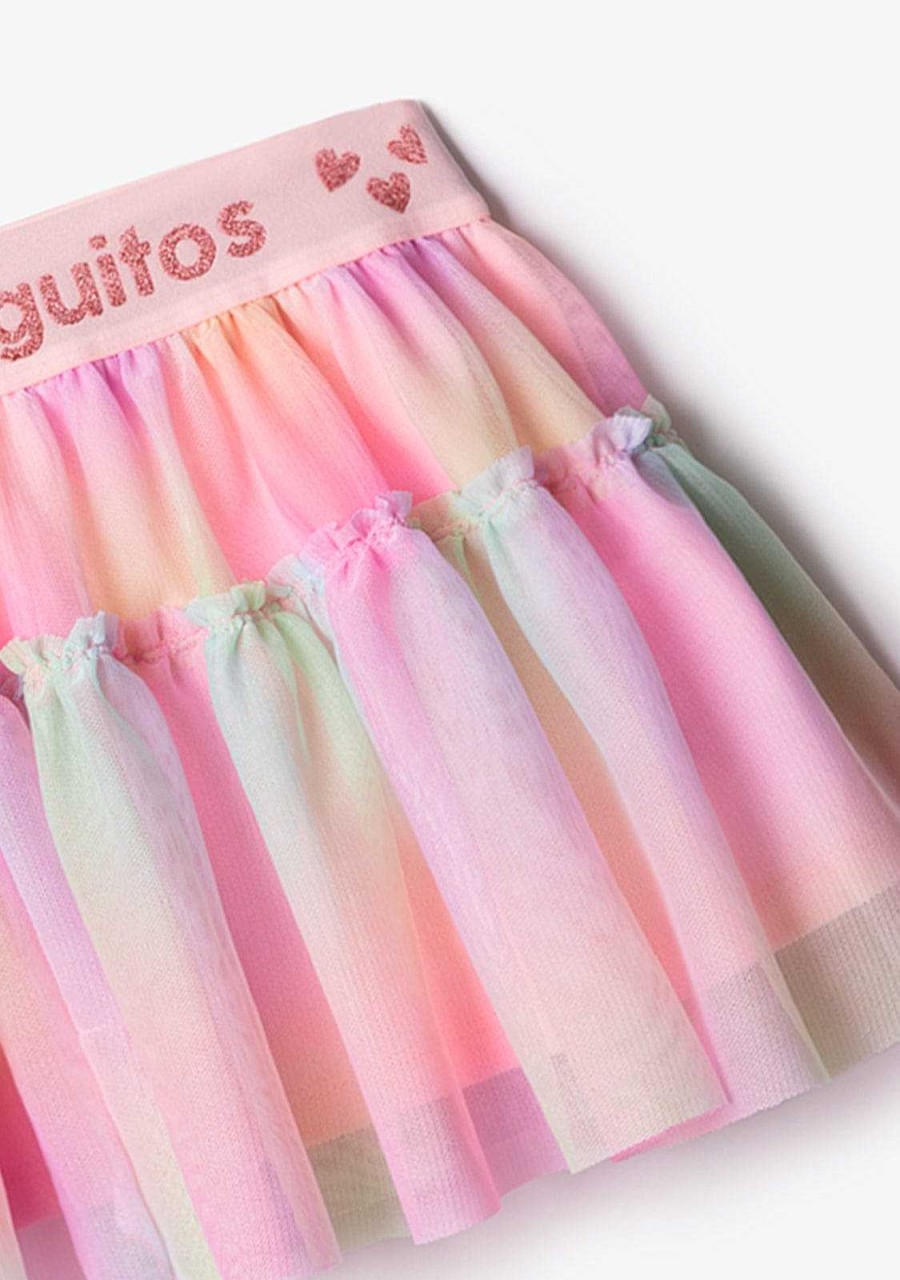 Clearance Saia De Tule Multicolor Roupas De Menina