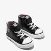 Hot Tenis Unis Preto Aderente Com Tira Hi-Top Napa Tenis Casuais