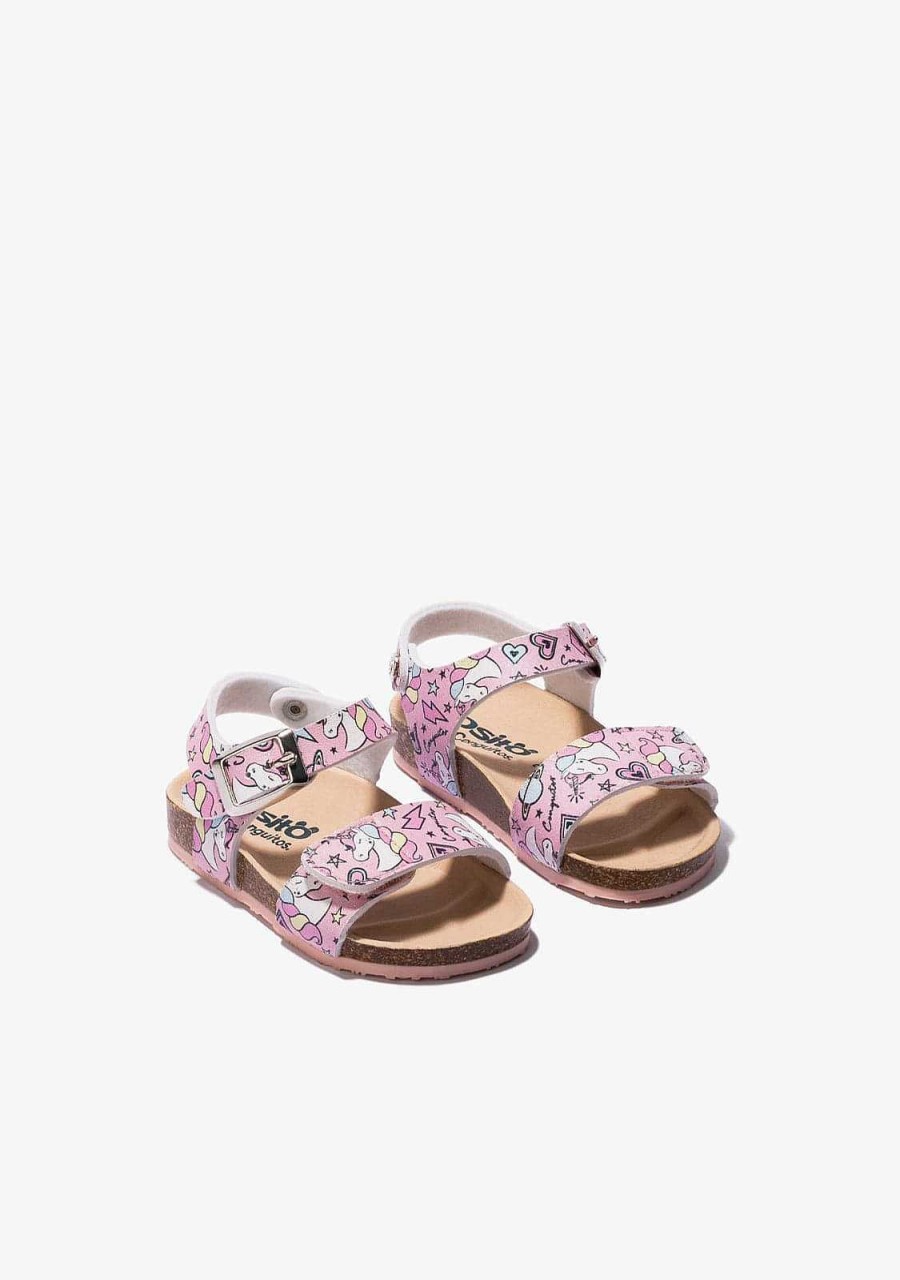 Wholesale Sandalias Bio Unicornio Rosa Para Bebe Sapatos De Bebe