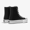 New Tenis Hi-Top Com Plataforma Preta Nappa Tenis Casuais