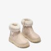 Hot Botins Bebe Pele Estrela Bege Botas