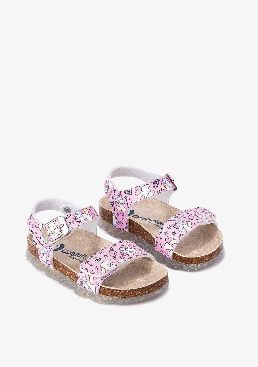 Wholesale Sandalias Bio Unicornio Rosa De Menina Sandalias