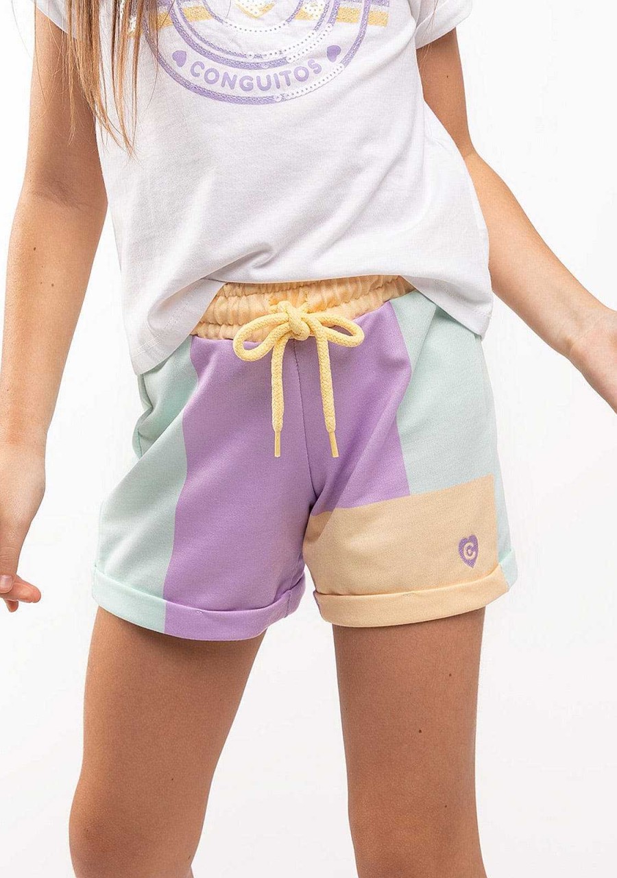 Best Shorts Lisos De Pelucia Multicoloridos Para Meninas Roupas De Menina