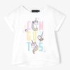 Hot Camiseta Conguitos Unicornio Roupas De Menina