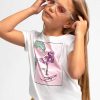 Best Camiseta Feminina Com Lantejoulas Flamingo Camisetas