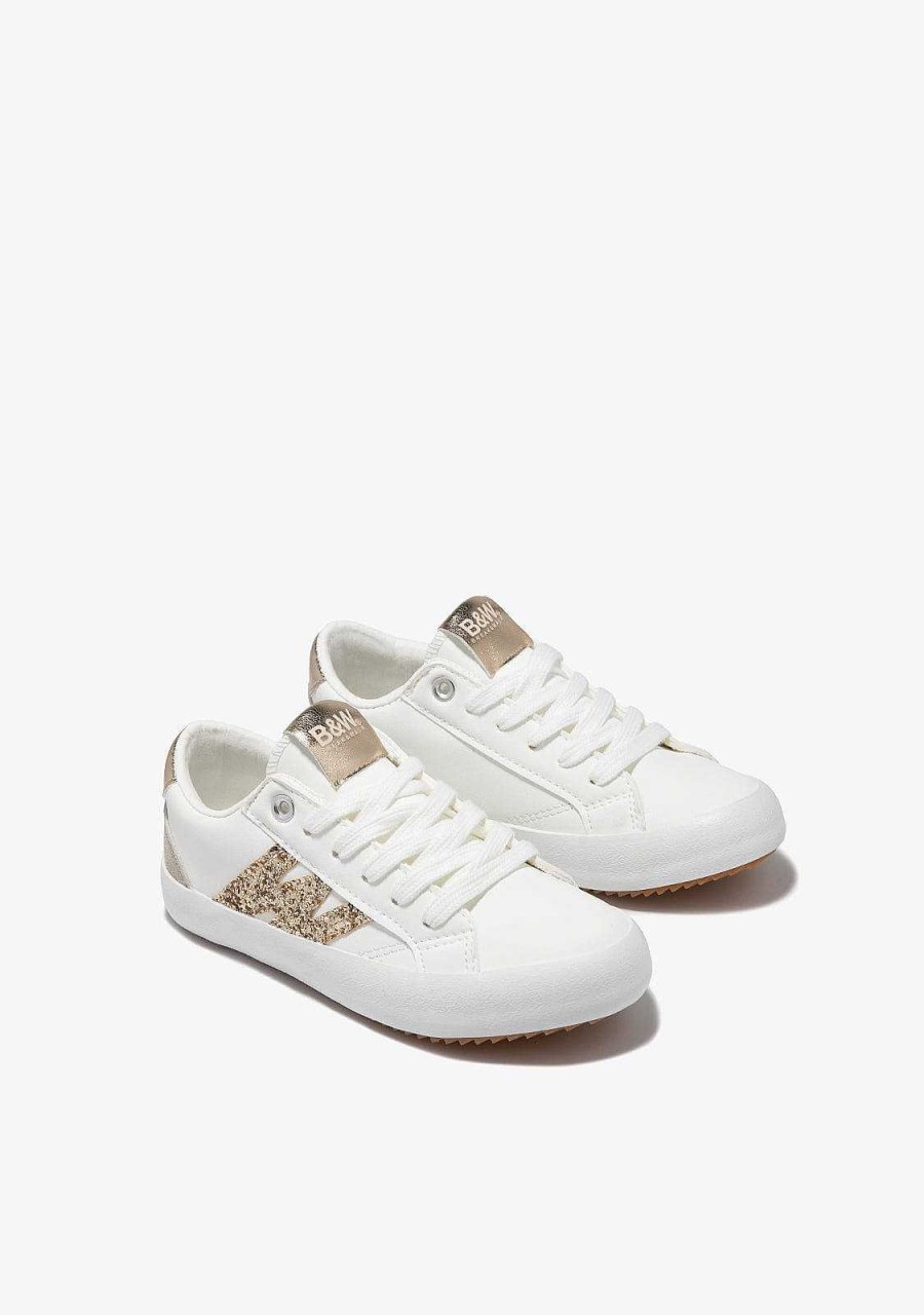 Clearance Tenis Dourado P&B Tenis Casuais