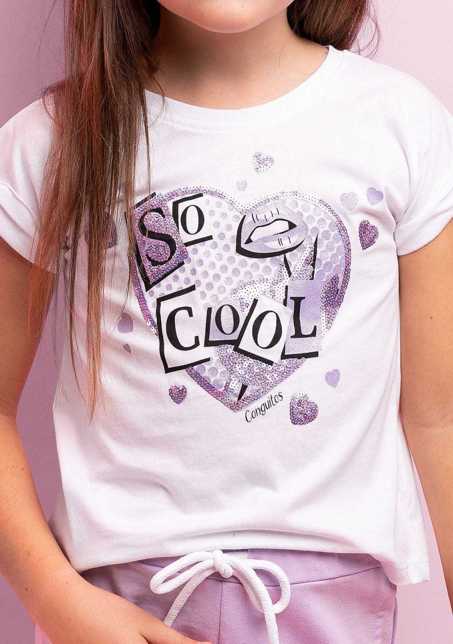 Wholesale T-Shirt Legal De Lantejoulas Para Menina Camisetas