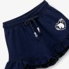 Hot Shorts De Corrida De Pelucia Unicornio Marinho Feminino Roupas De Menina