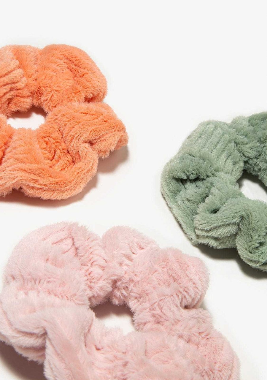 Online Scrunchies Conjunto Rosa Todos Os Acessorios