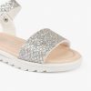 Best Sandalias Glitter Multi-Prateadas De Menina Sandalias