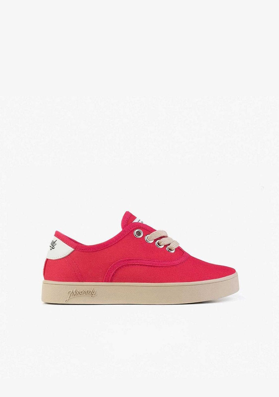 New Tenis Ecologicos Fucsia Mercredy Tenis