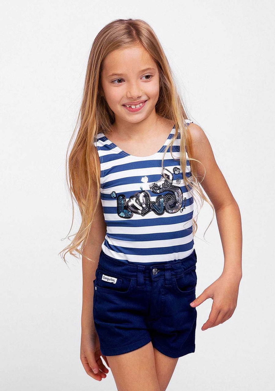 Clearance Shorts Marinho Feminino Roupas De Menina