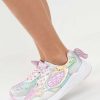 Clearance Tenis Unicornio Glitter Com Luz Metalizada Sapatos De Menina