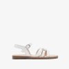 Clearance Sandalias No Branco P&B Sapatos De Menina