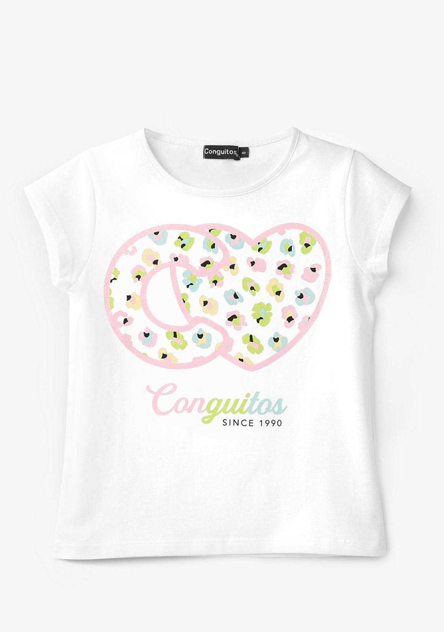 Best T-Shirt Multicolor Conguitos Leopardo Roupas De Menina