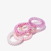 Online Conjunto De Scrunchies Espirais Rosa Todos Os Acessorios