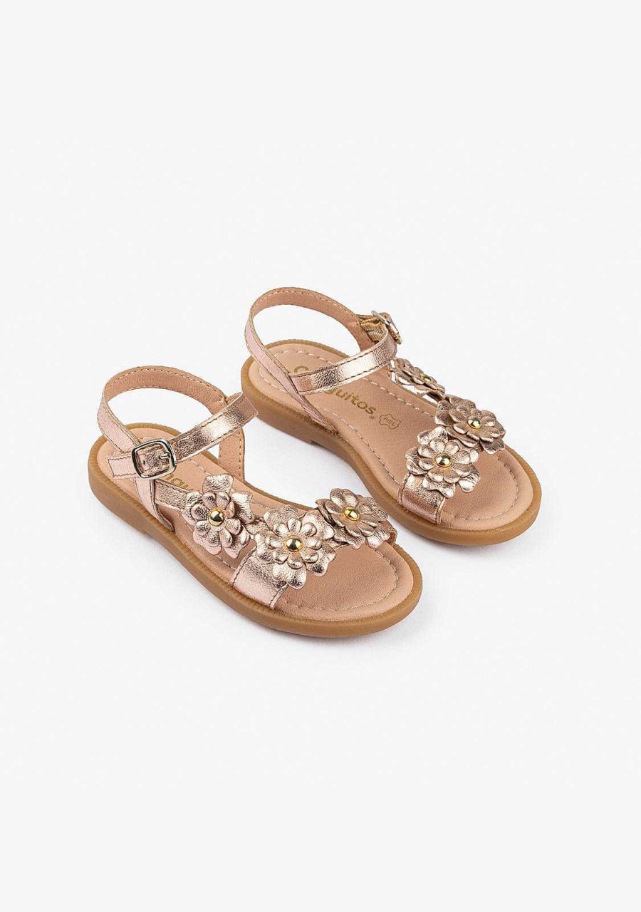 Clearance Sandalias Femininas De Couro Daisy Magnesio Sandalias