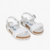 Best Sandalias Bio Glitter Prata Menina Sandalias