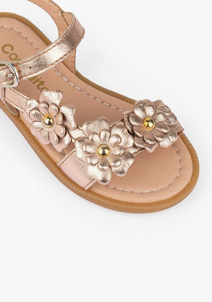 Clearance Sandalias Femininas De Couro Daisy Magnesio Sandalias