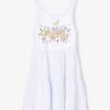 Hot Vestido De Menina Branco Love Nature Com Babados Roupas De Menina