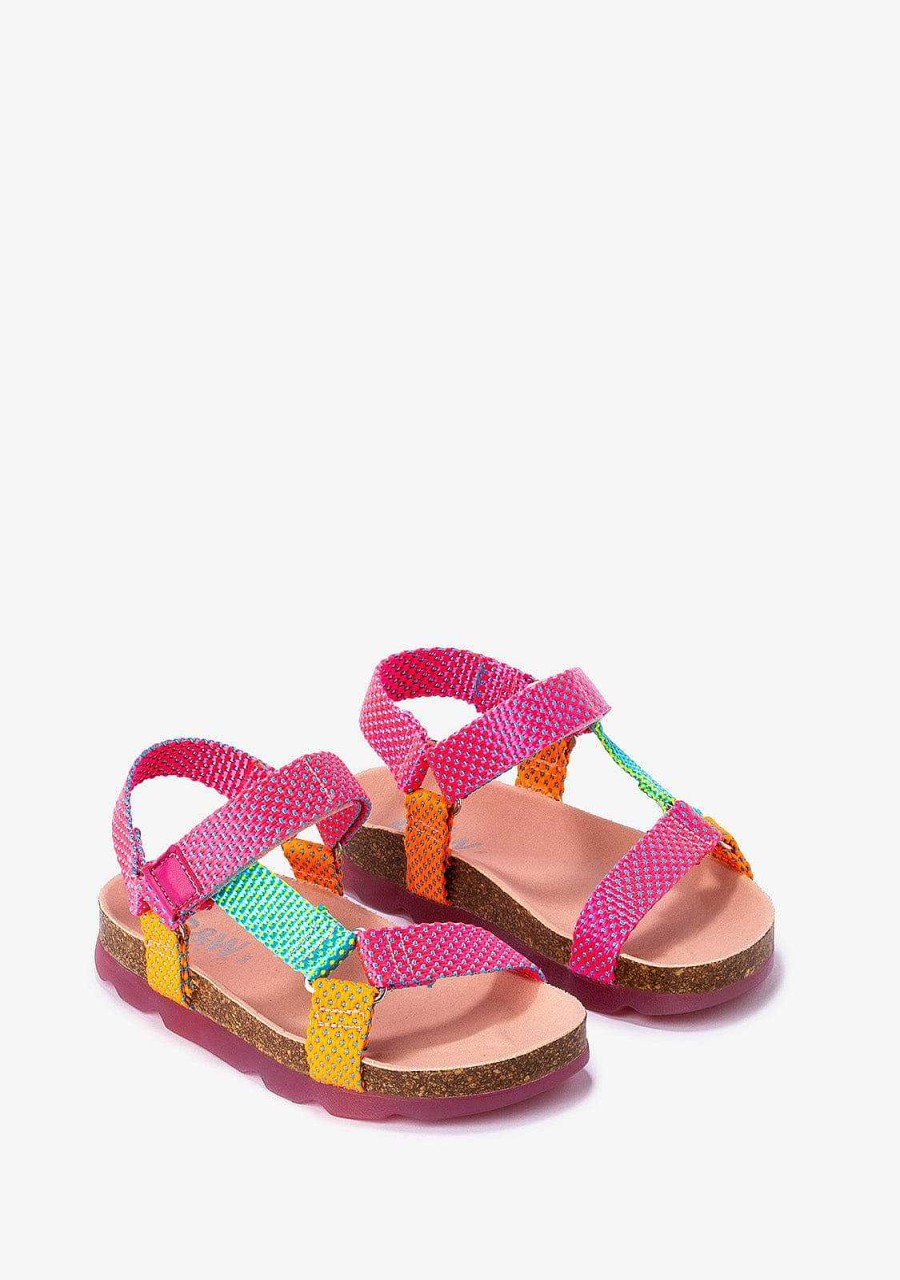 Clearance Sandalias Bio Multicor De Menina P&B Sapatos De Menina